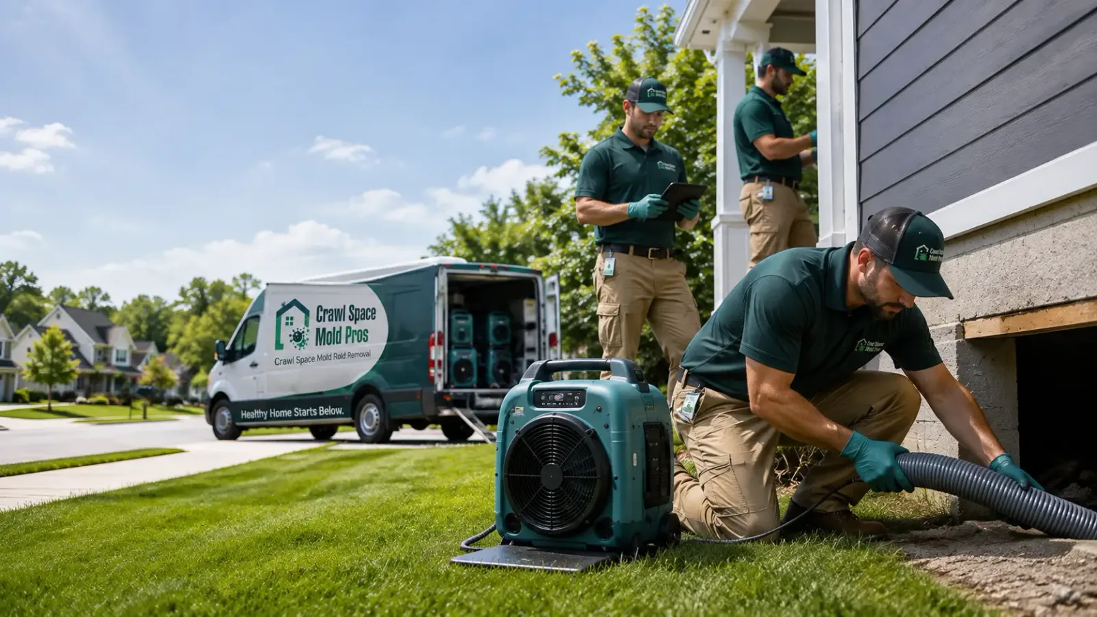 Crawl Space Mold Removal in Aston, PA